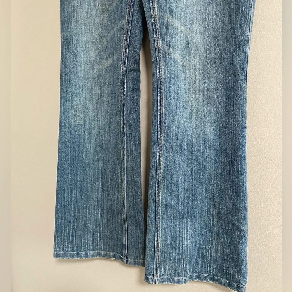 Vintage Mossimo Y2K Flare Leg Jeans Size 9 - Picture 3 of 5